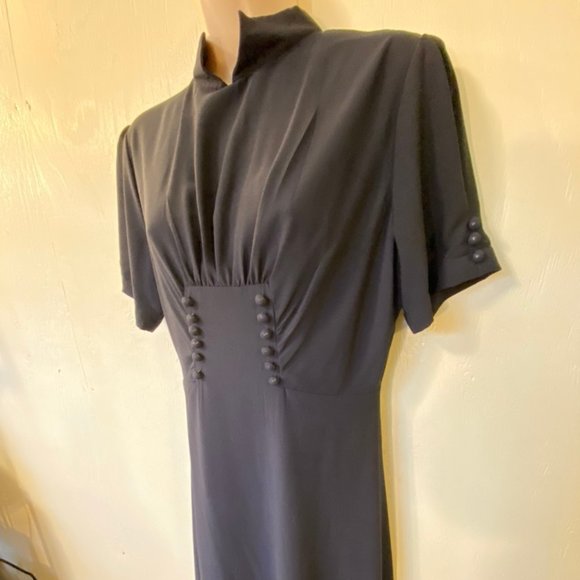 Lindy Bop Dresses & Skirts - Retro Style Navy Blue Lindy Bop Dress